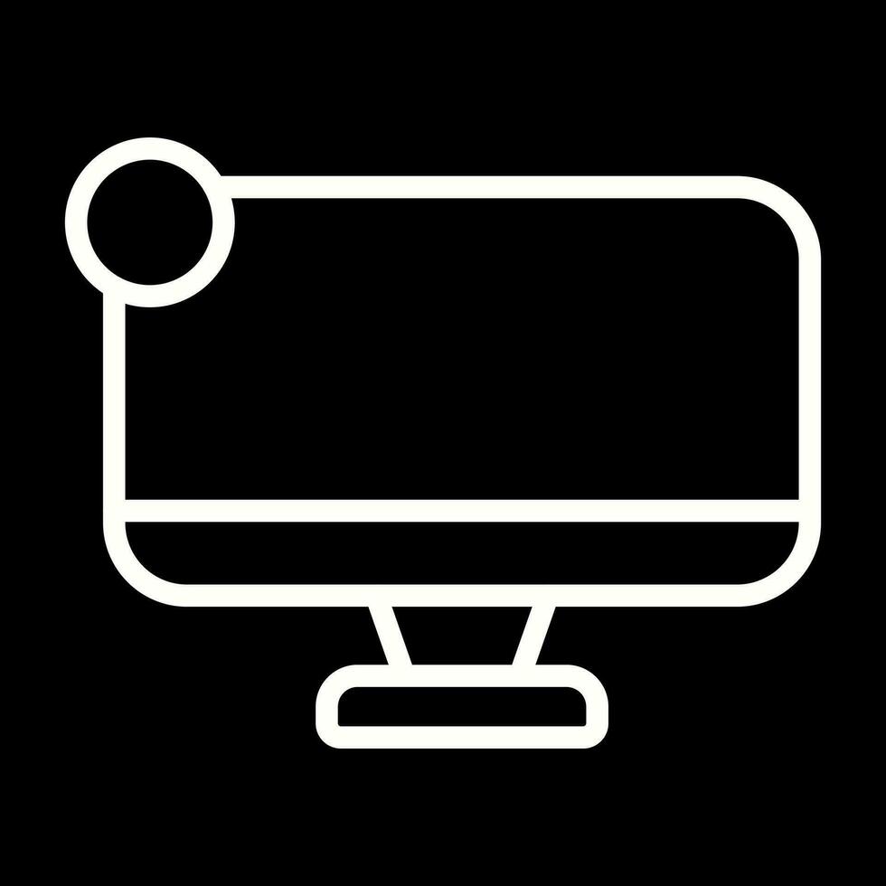 Monitor Vector Icon