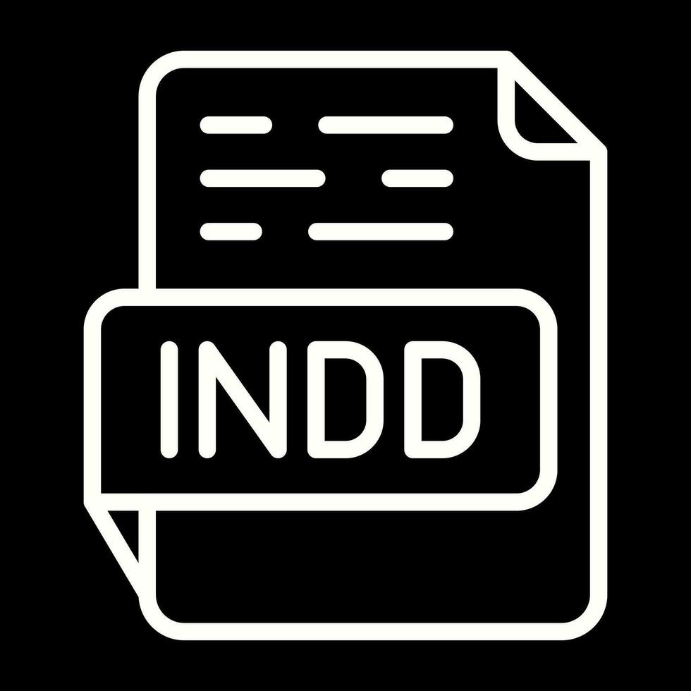 INDD Vector Icon