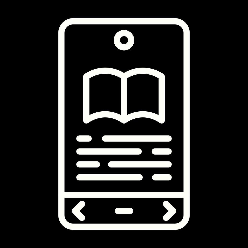 E book Reader Vector Icon