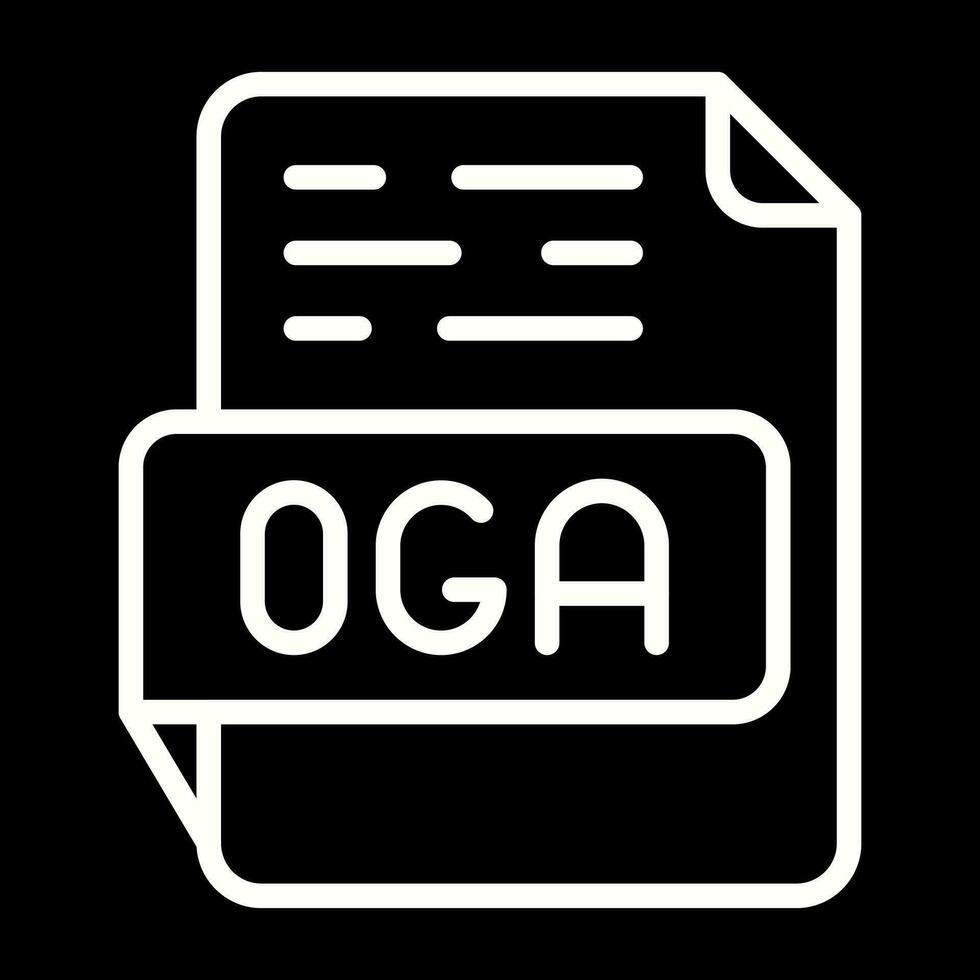 Oga vector icono