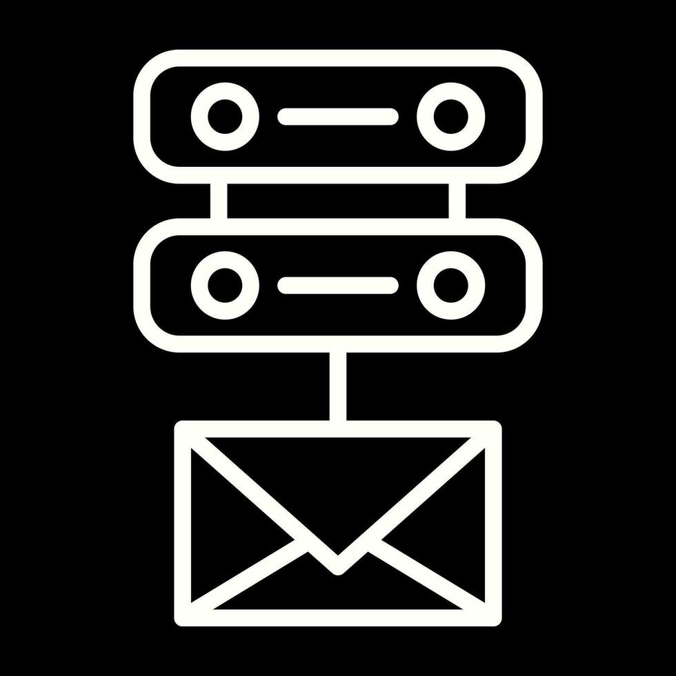 Email Server Vector Icon