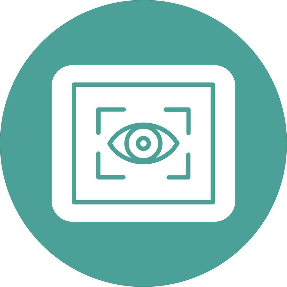 Eye Scanner Vector Icon