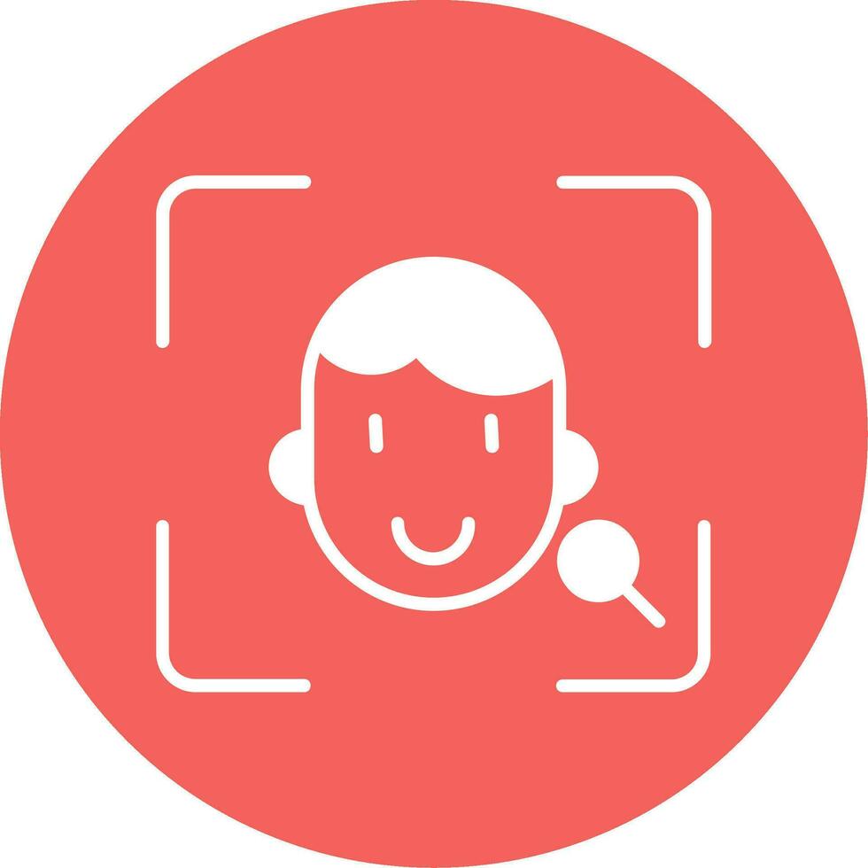 Face Scanner Vector Icon