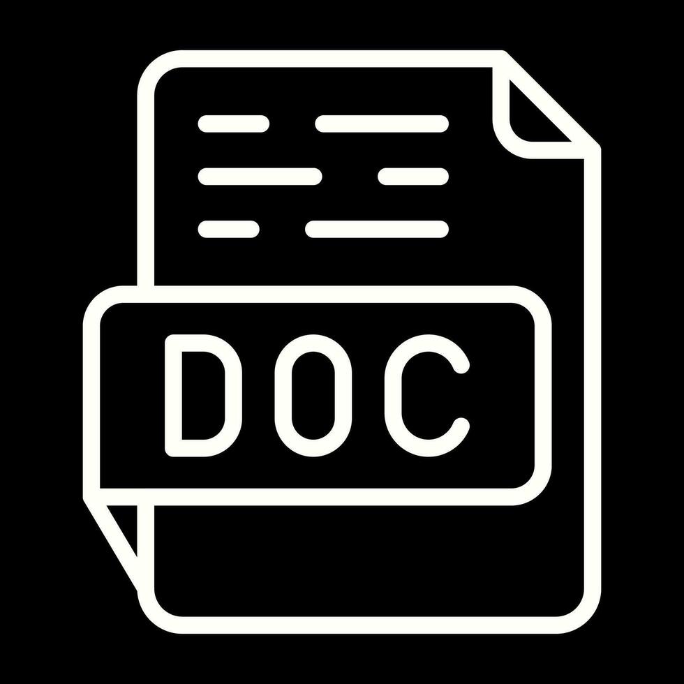 icono de vector de documento