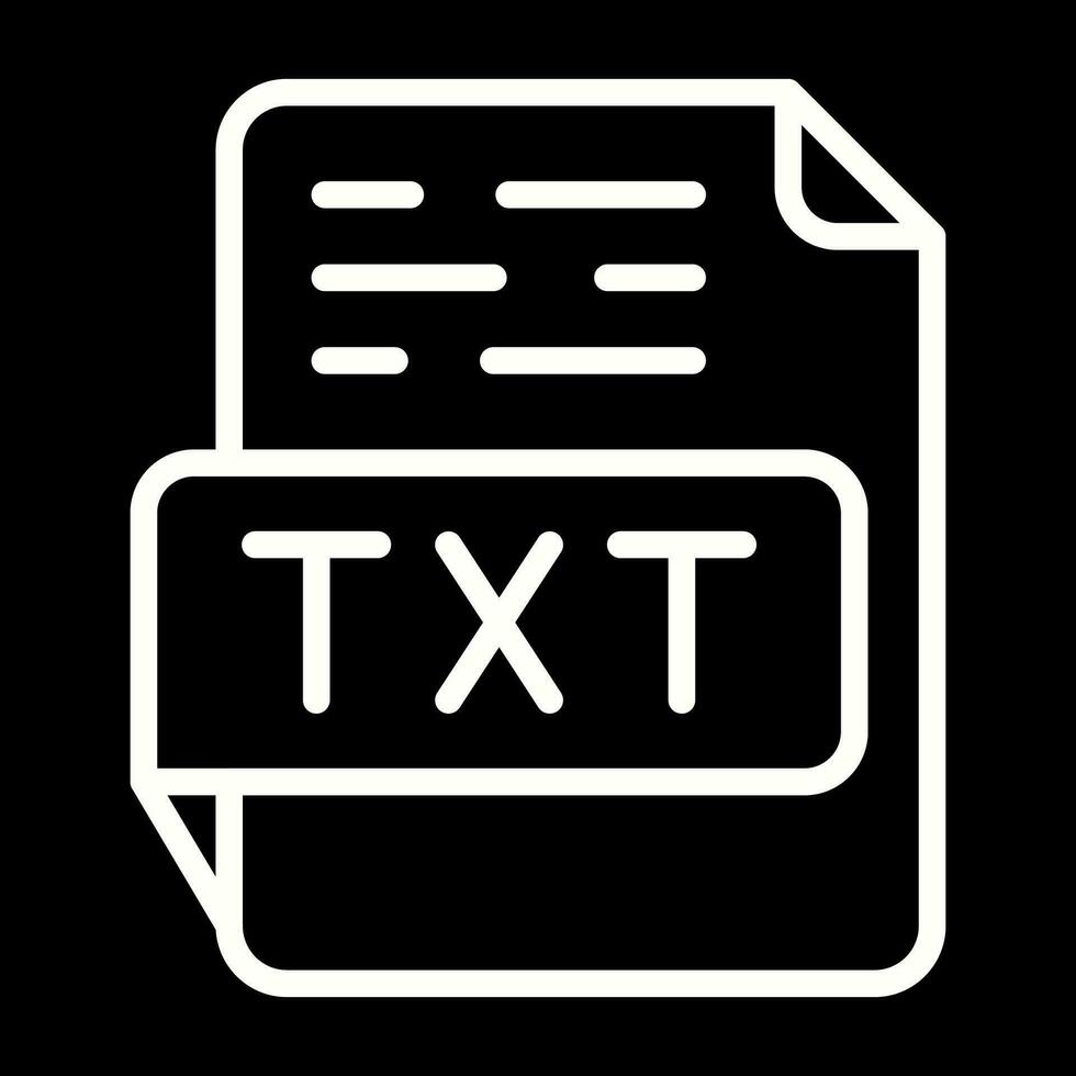 icono de vector de texto