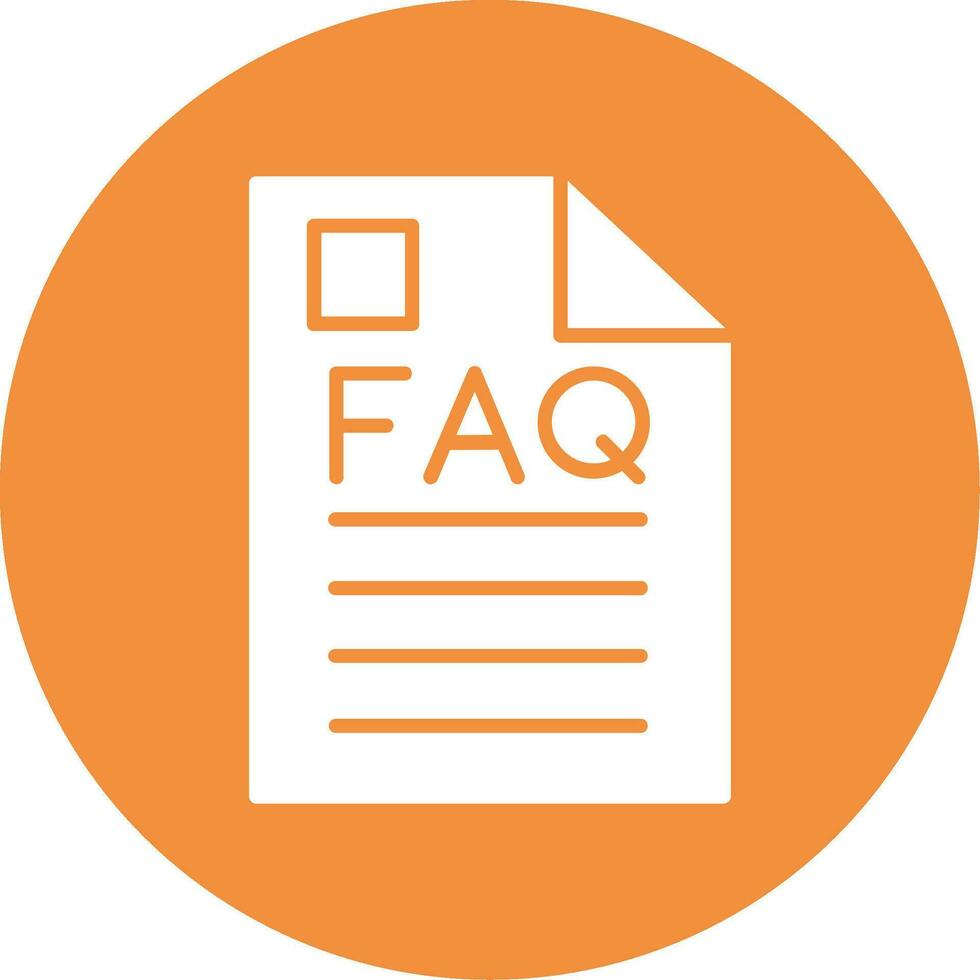Faq Vector Icon