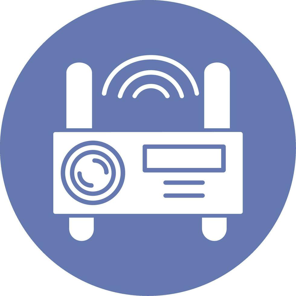 icono de vector de proyector