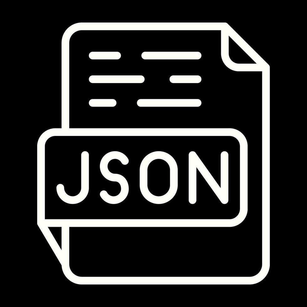 JSON Vector Icon 36926035 Vector Art at Vecteezy