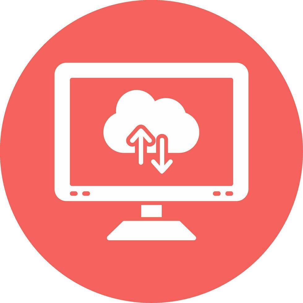 Cloud Computing Vector Icon