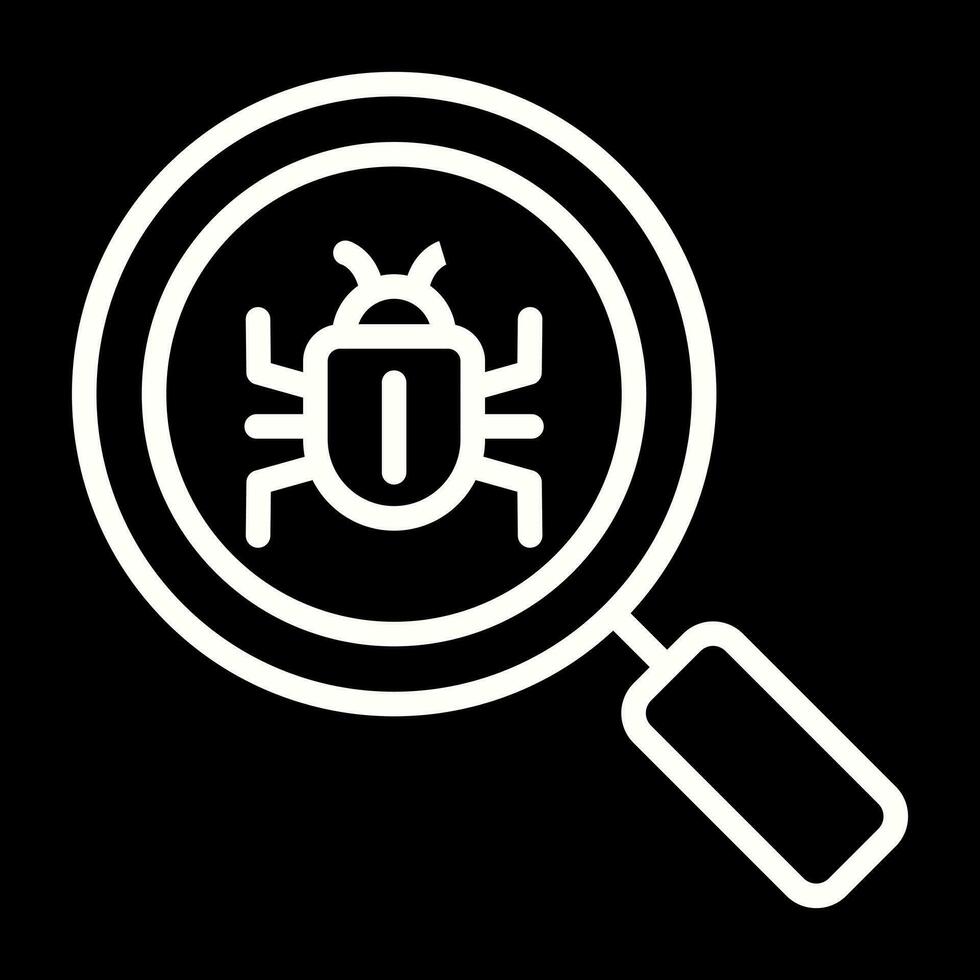 Malware Scanning Vector Icon