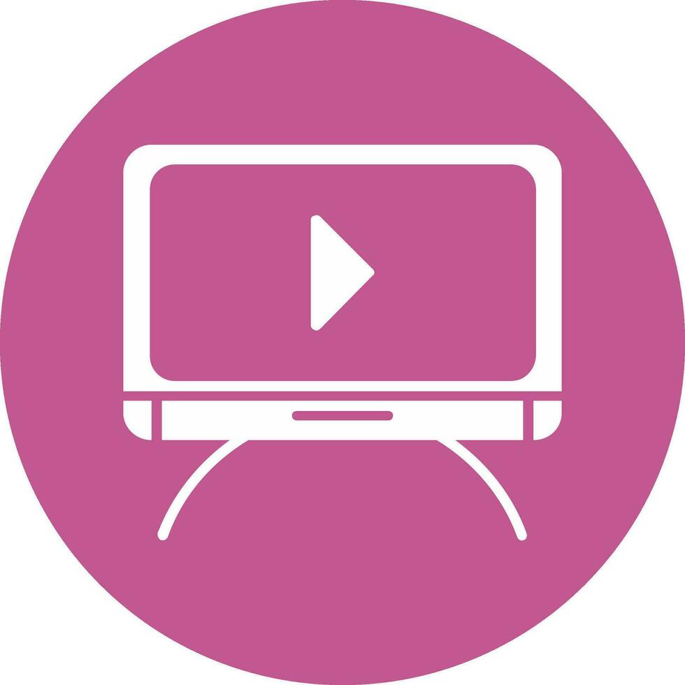 Tv moniter Vector Icon