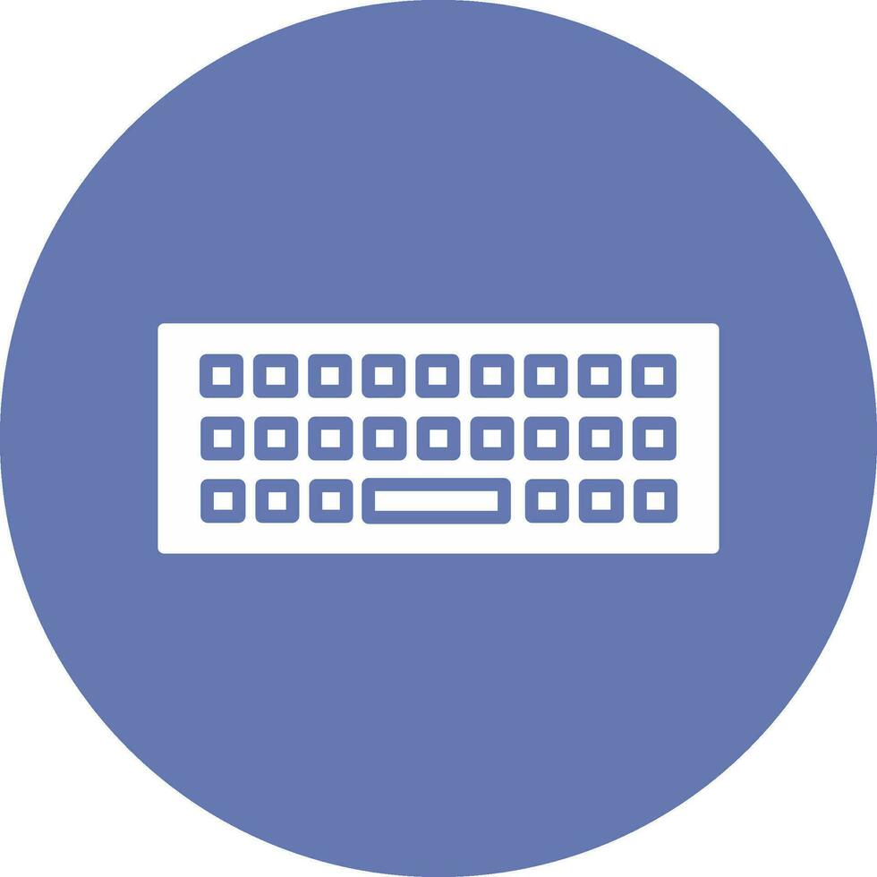 icono de vector de teclado