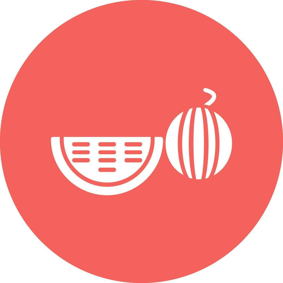 Water Melon Vector Icon