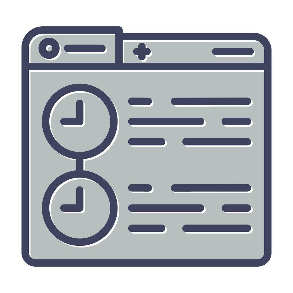 Timeline Vector Icon