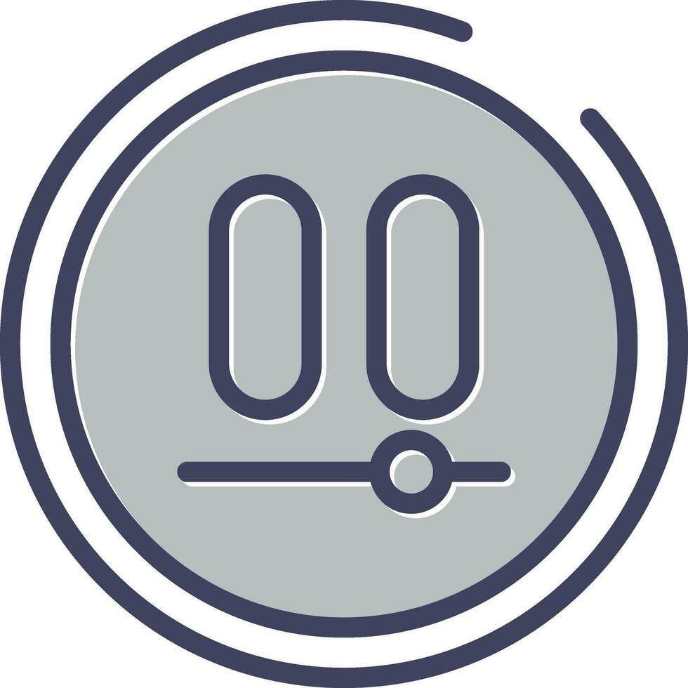 Video Pause Button Vector Icon
