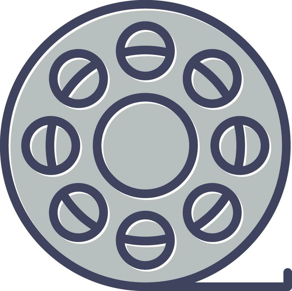 Film Reel Vector Icon