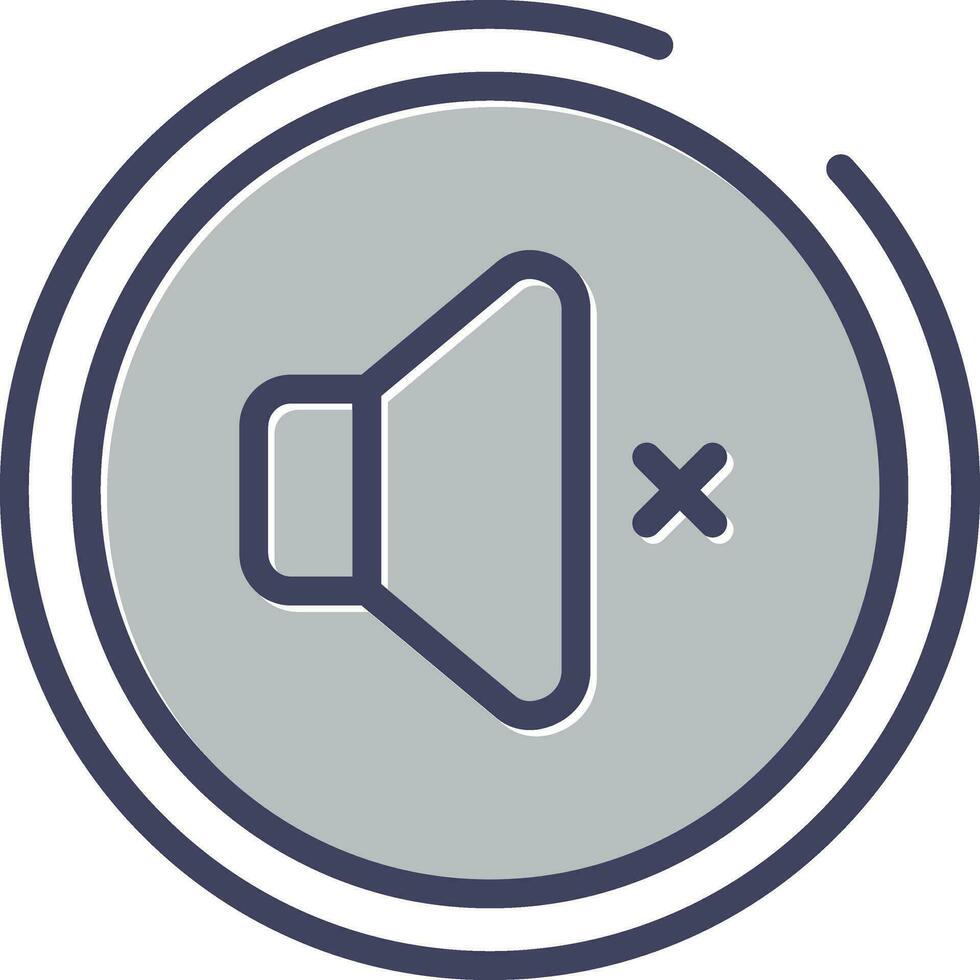 Mute Button Vector Icon