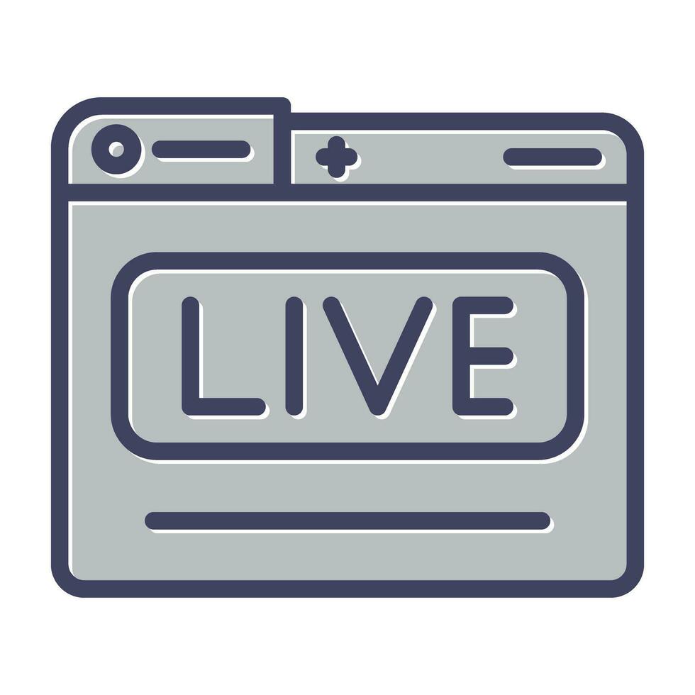 Live Stream Vector Icon