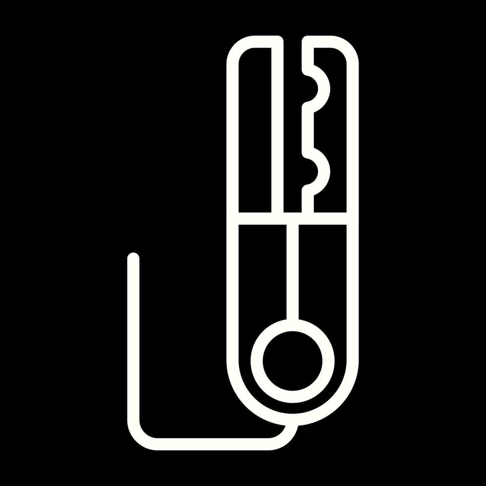 Grounding Clamp Vector Icon