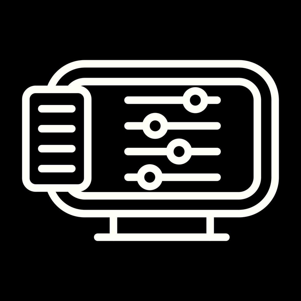 Desktop Computer Vector Icon