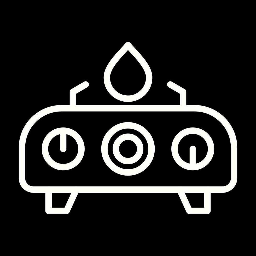 Electric Stove Vector Icon