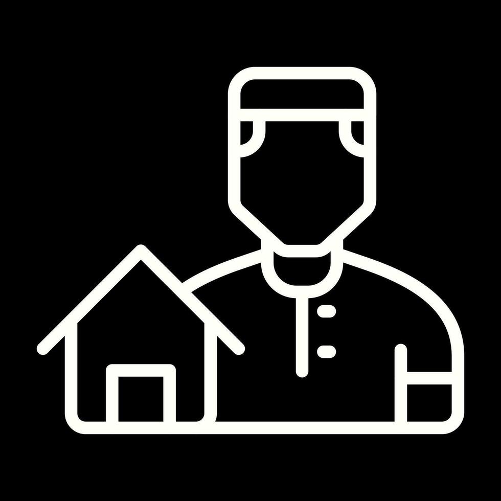 House Owner Vector Icon