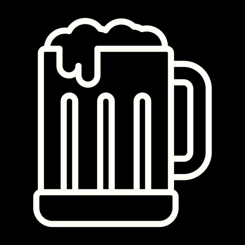 icono de vector de cerveza