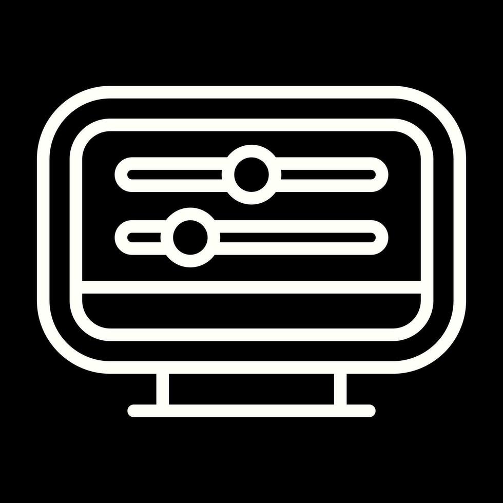 Desktop Computer Vector Icon