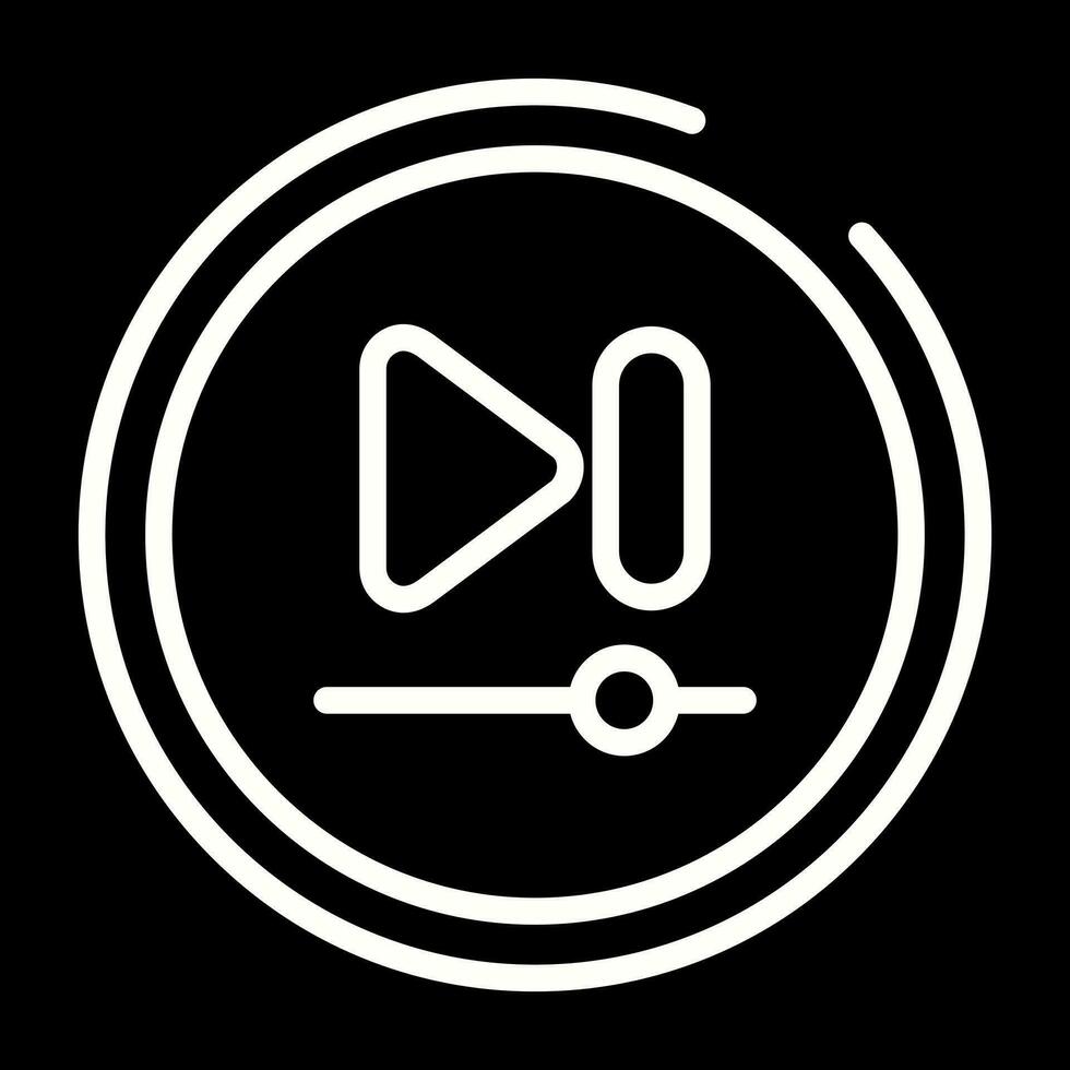 Video Next Track Button Vector Icon