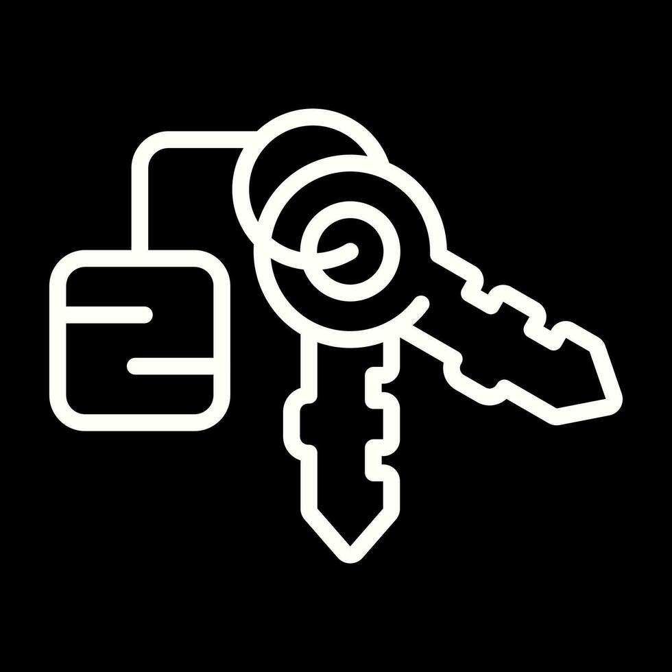 Keychain Vector Icon