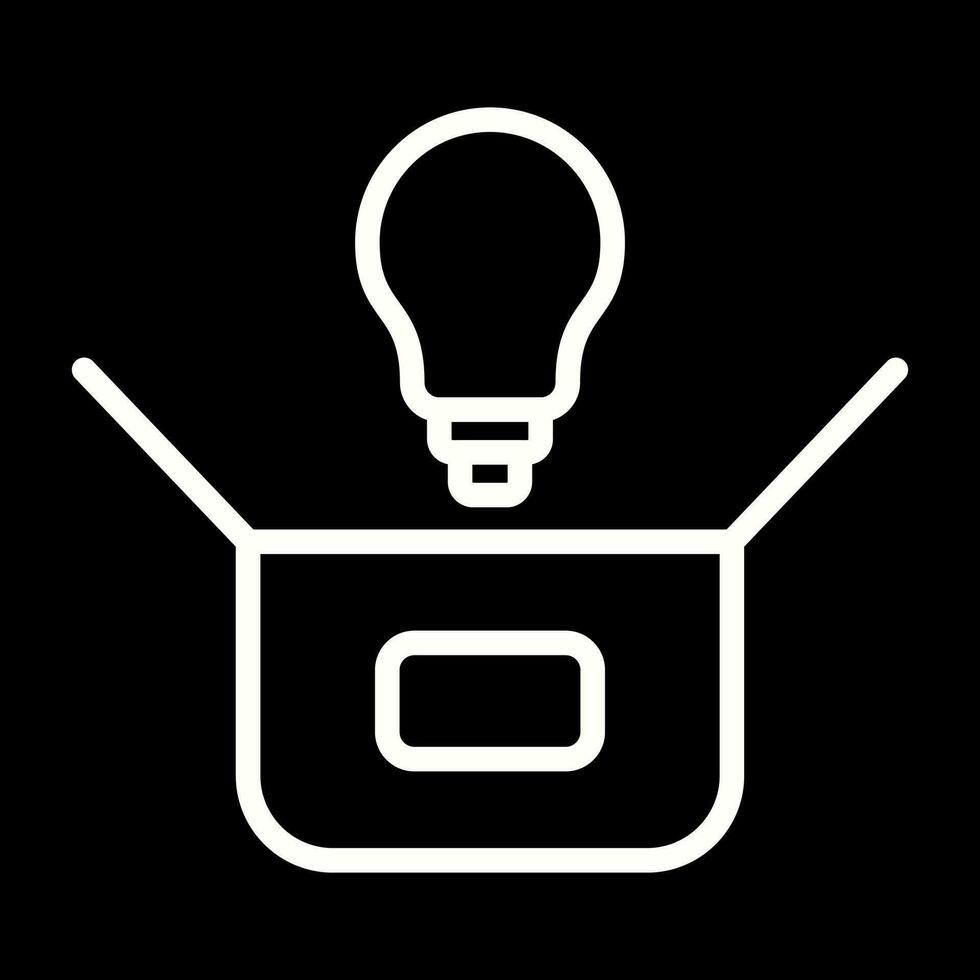 Think Outside The Box Vector Icon