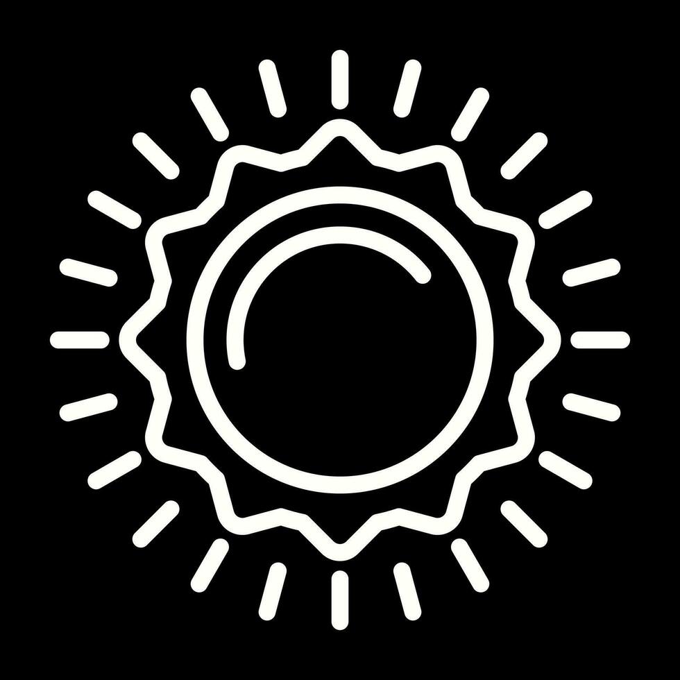 Sun Vector Icon