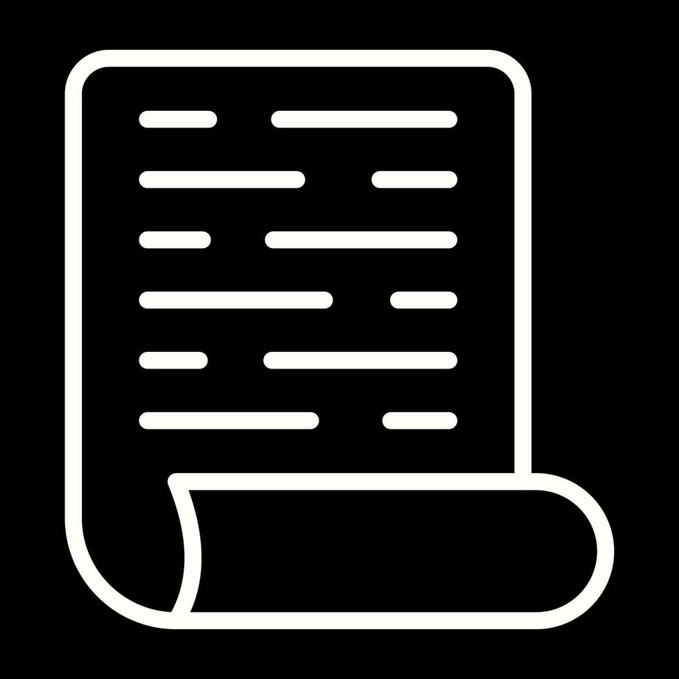 Page with Curl Vector Icon