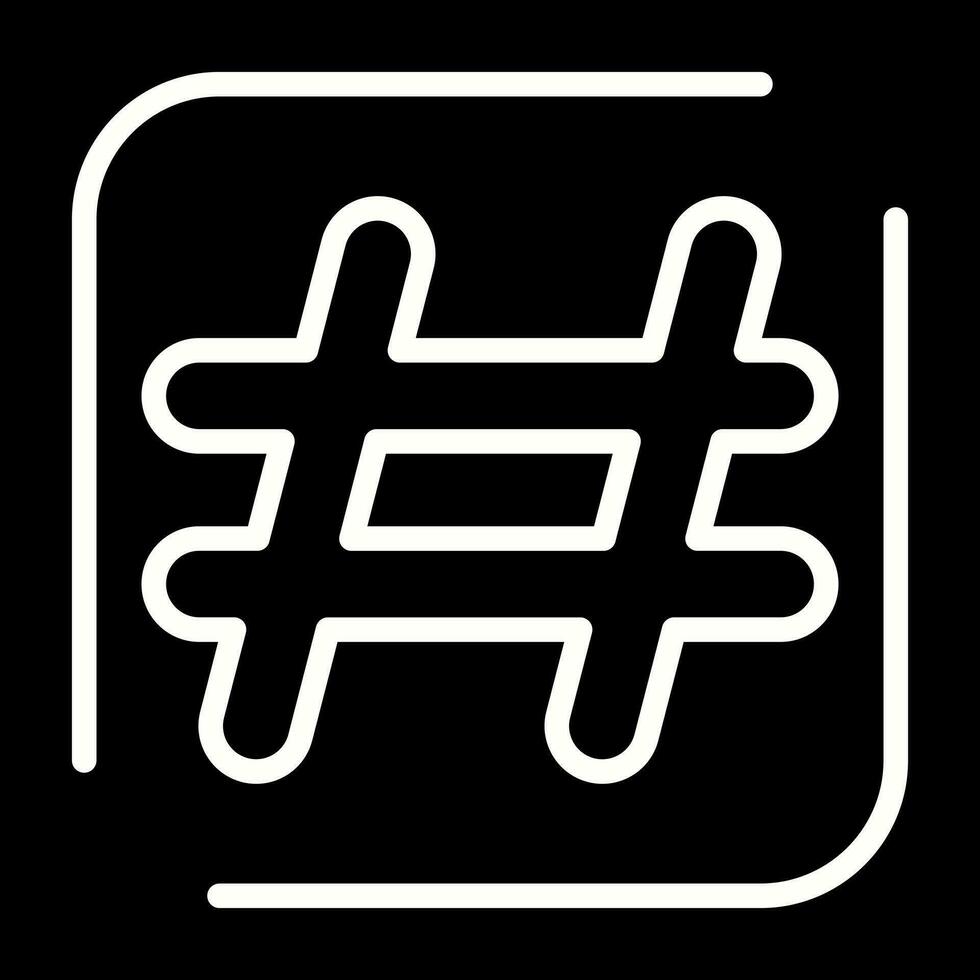 Hashtag Vector Icon