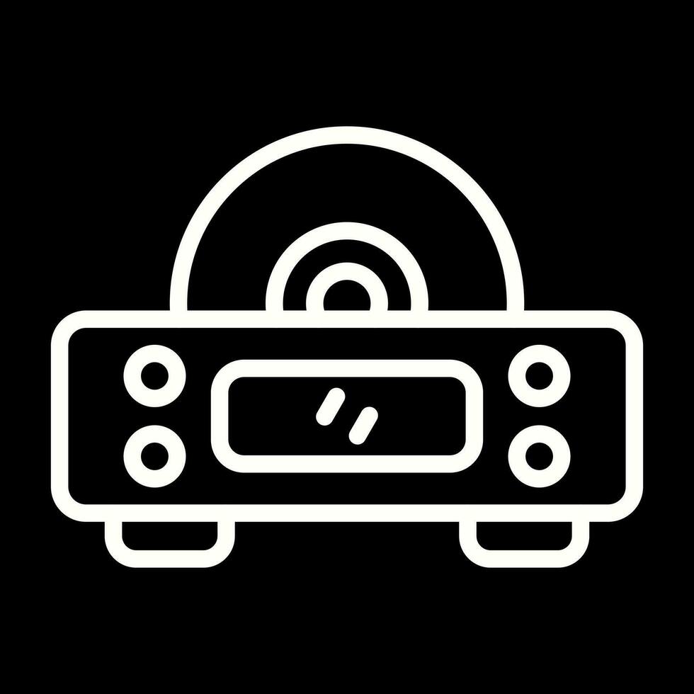 Cd Player Vector Icon