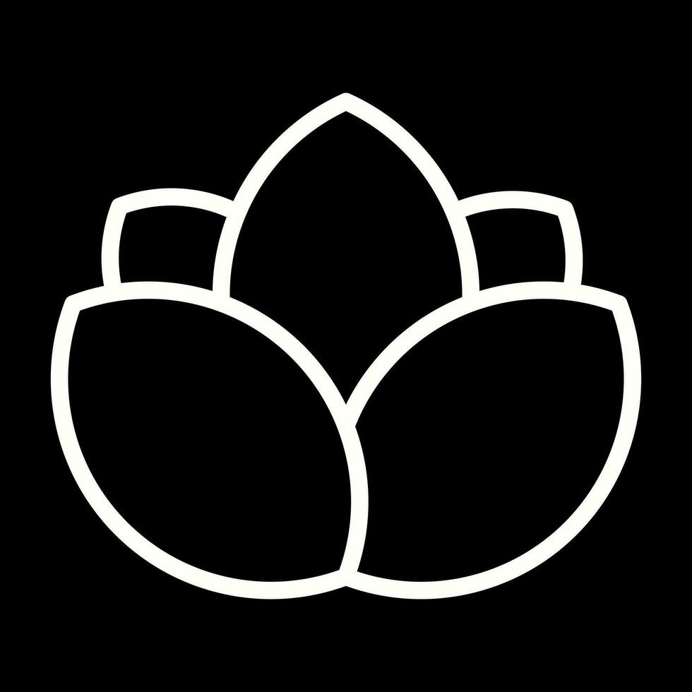 Lotus flower Vector Icon