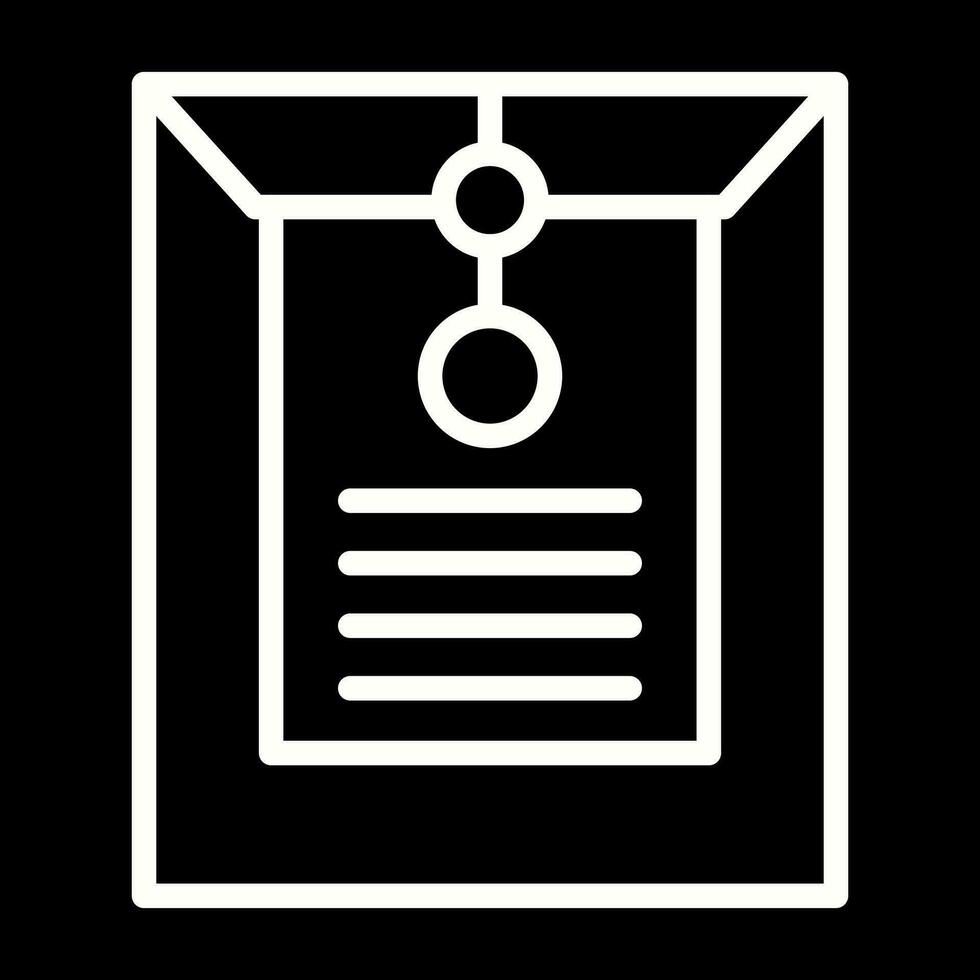 documento archivo vector icono