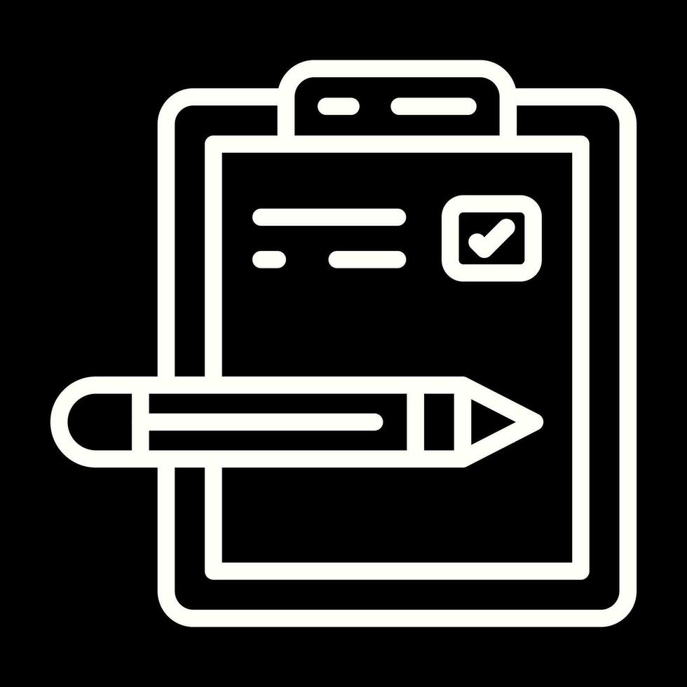 Pen And Paper Vector Icon