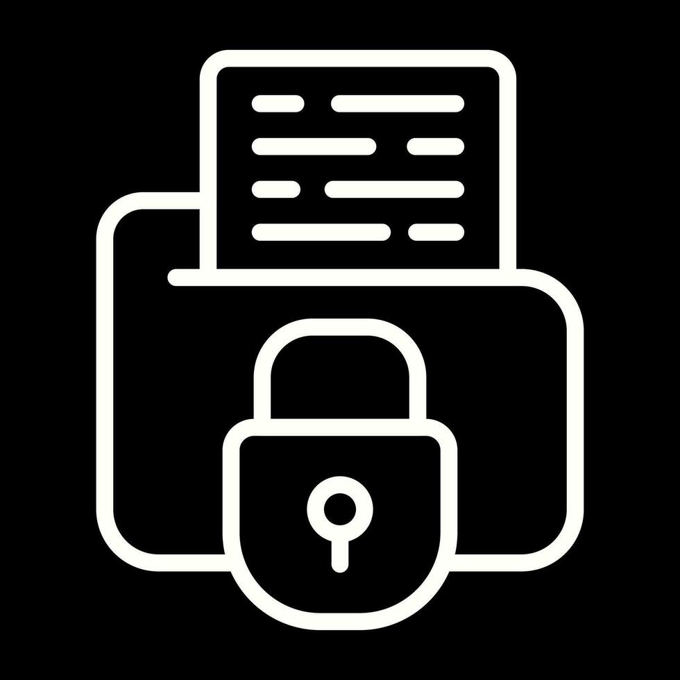 Secure Folder Vector Icon