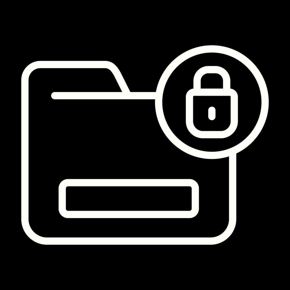 Document Encryption Vector Icon