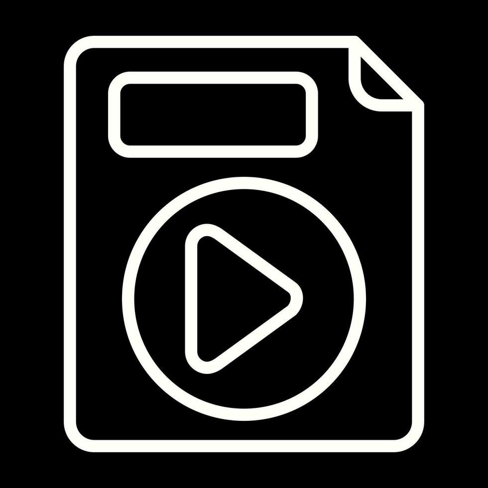 Video File Vector Icon