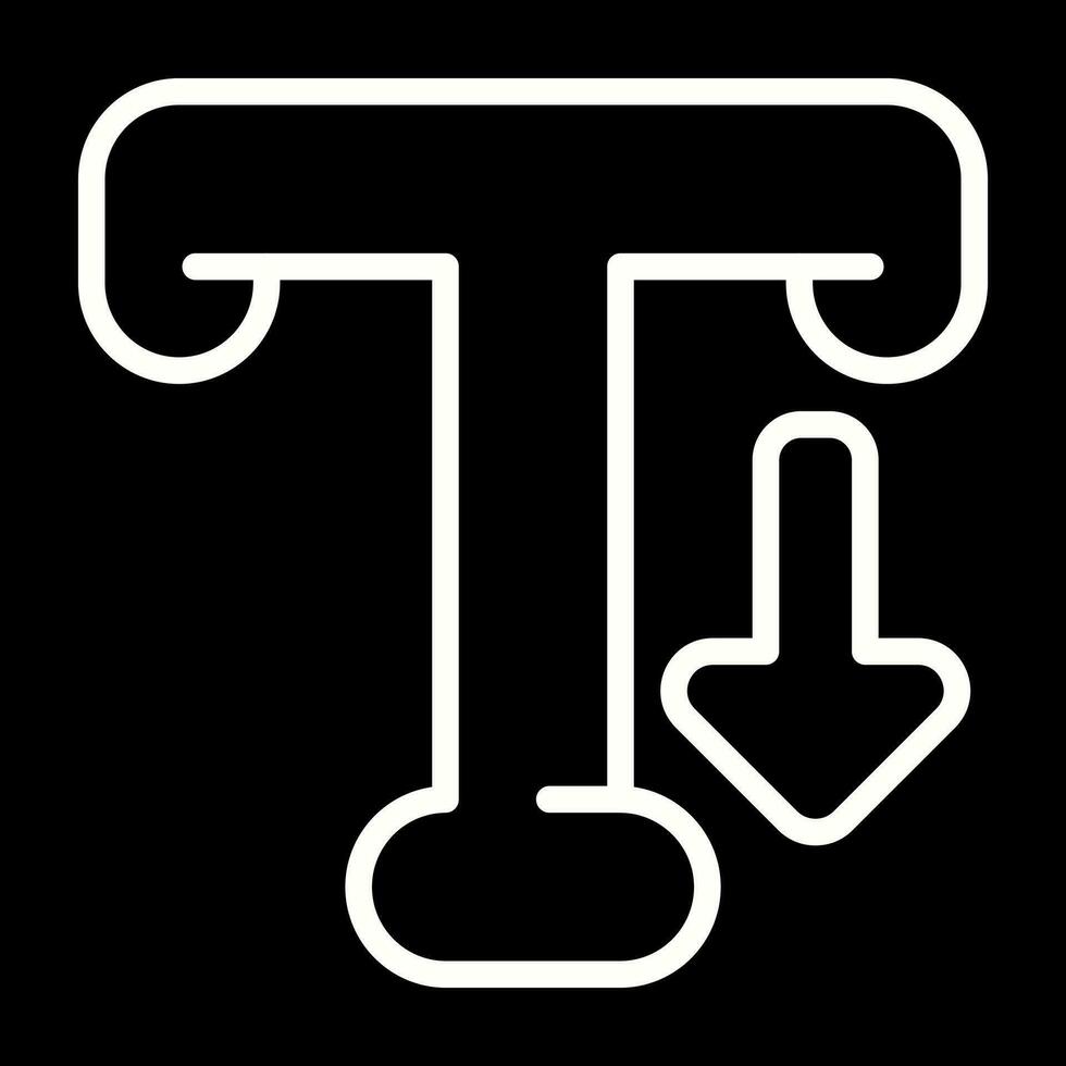 Typography Vector Icon