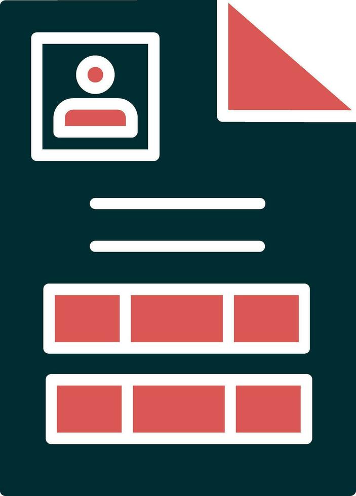 Personial document Vector Icon