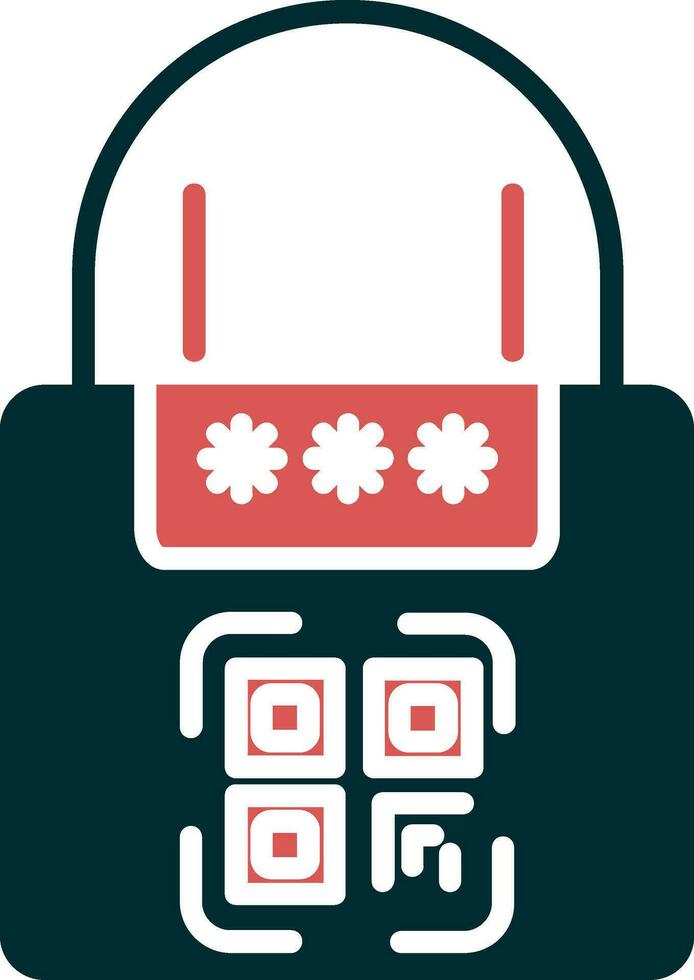 Smart Padlock Vector Icon