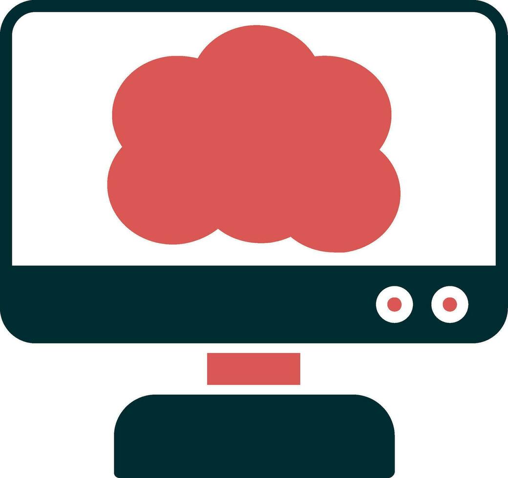 Cloud Computing Vector Icon