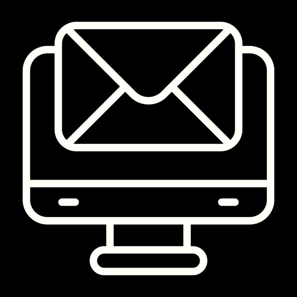 icono de vector de alojamiento de correo electrónico