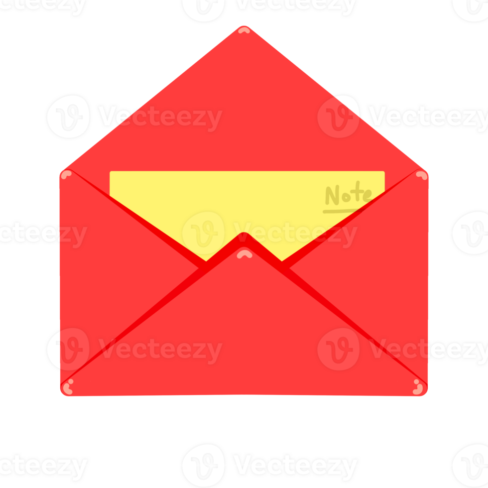 red christmas envelope png