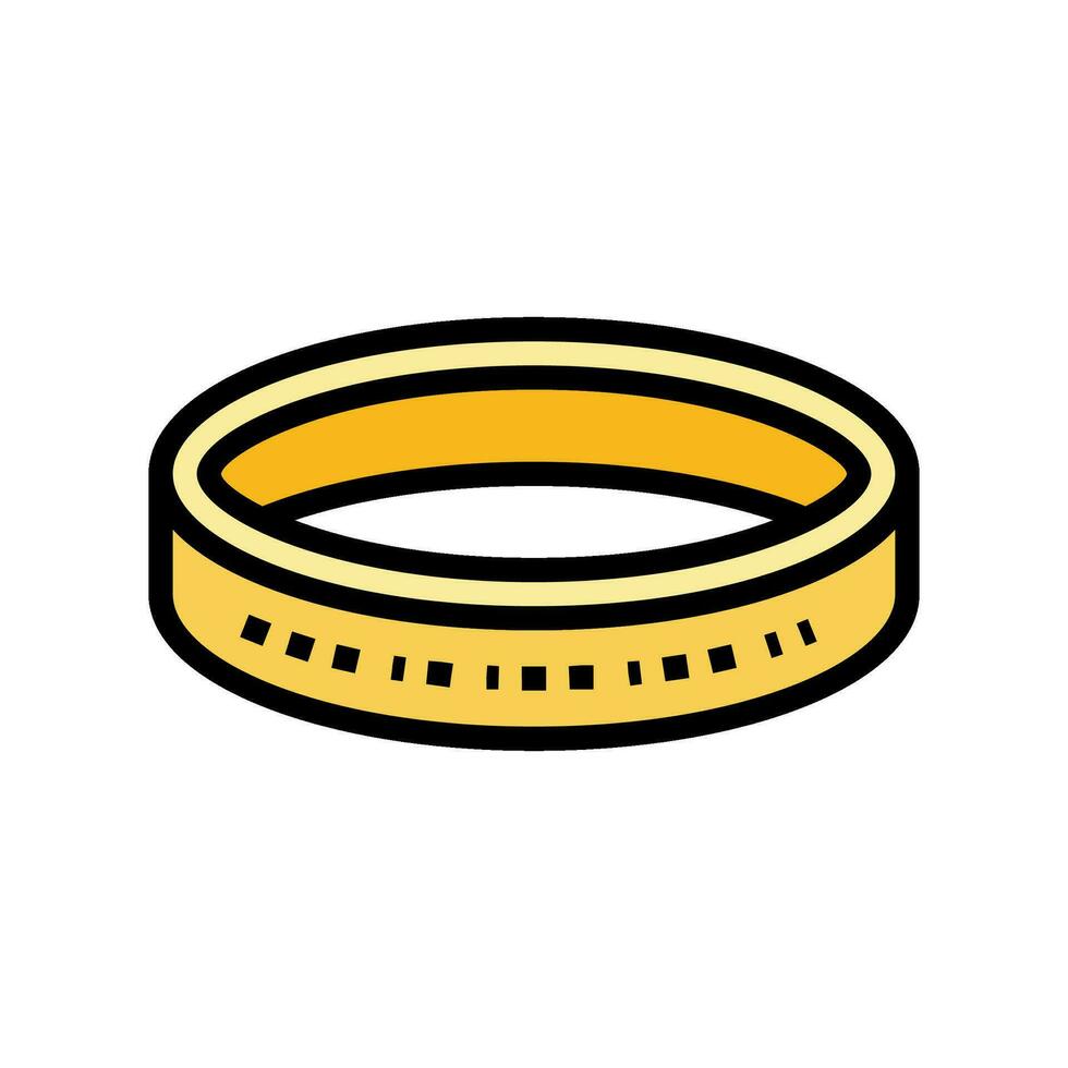 bracelet jewelry fashion color icon vector illustration
