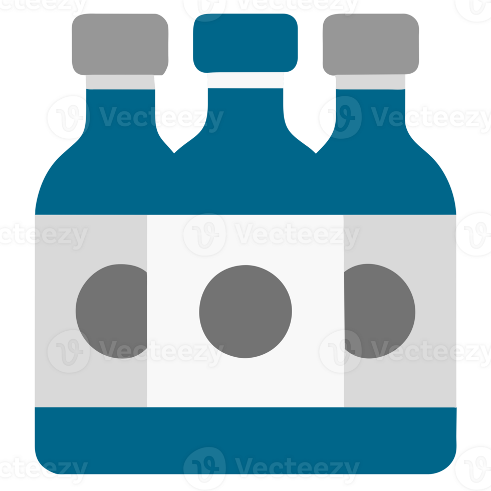 AI generated Water bottle icon png