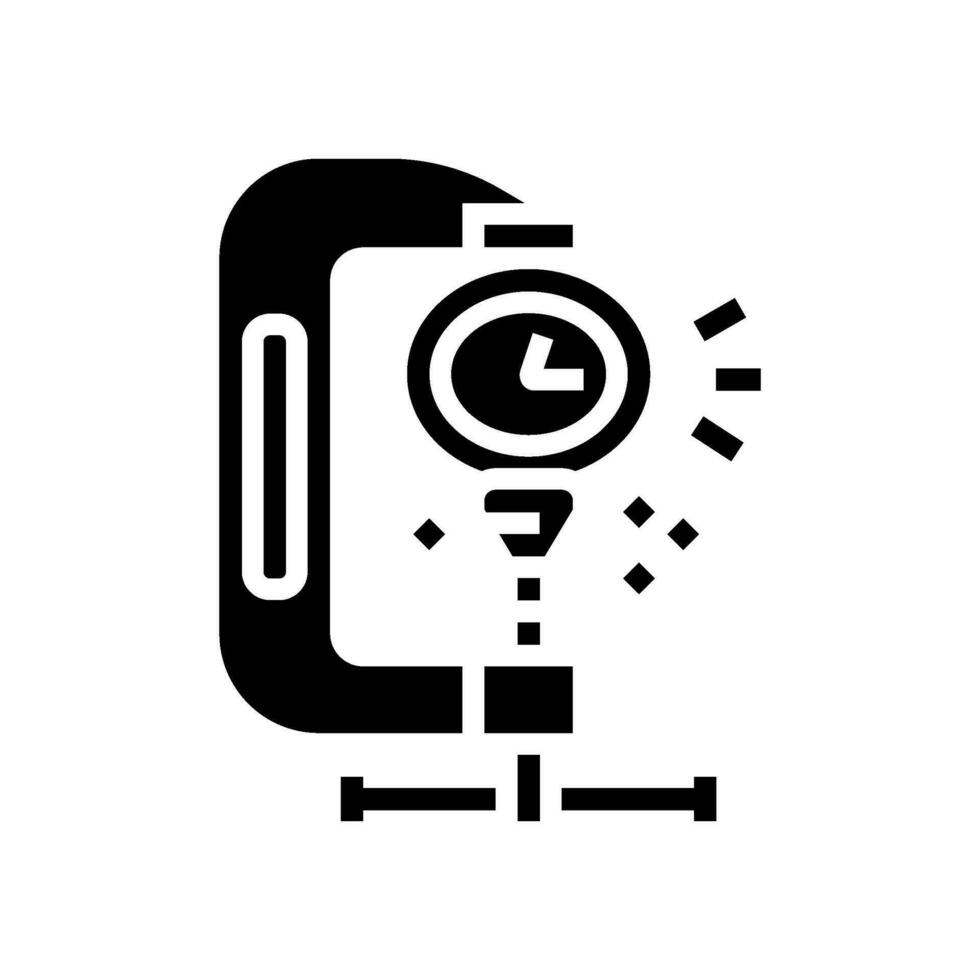 compression time management glyph icon vector illustration